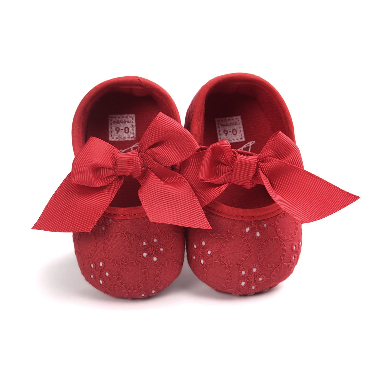 Baby Girls Mary Jane Flats - Anti-Slip Rubber Sole Bow Dress Shoes for Toddlers | Perfect for Princess Costumes, Parties & Special Occasions
