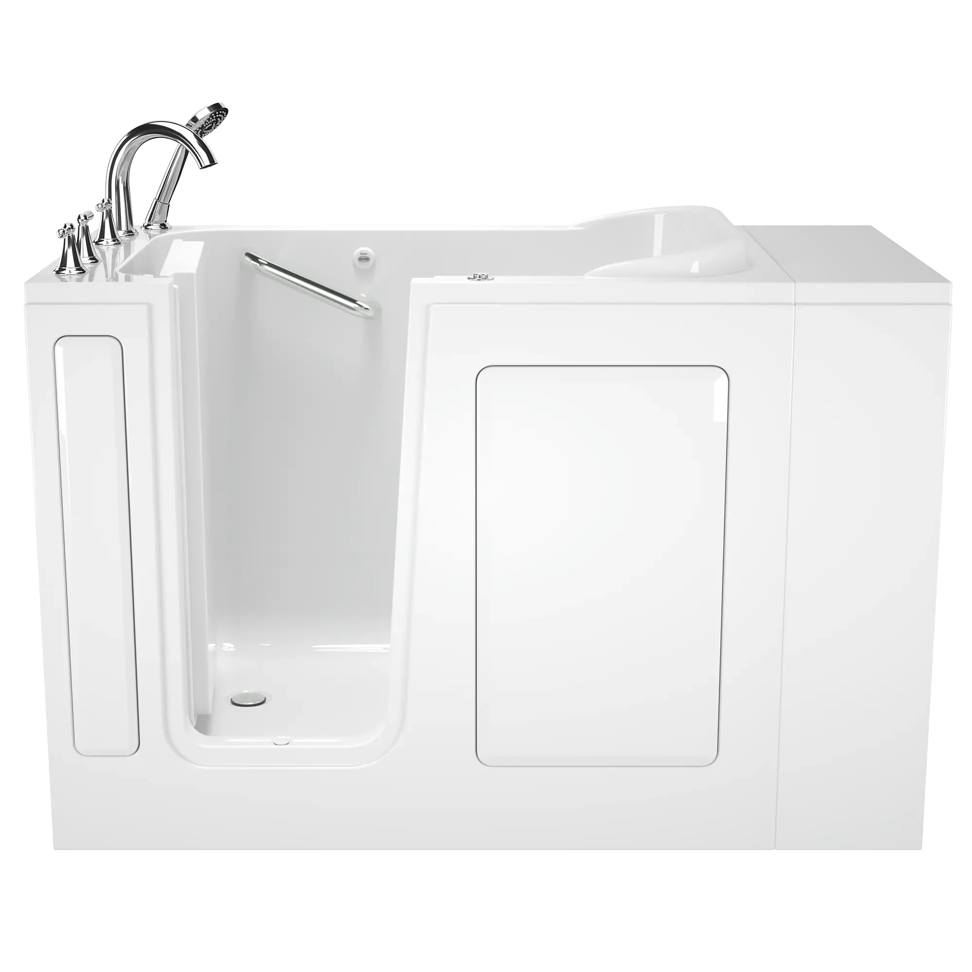 28x48 Inch Gelcoat Walk-In Bathtub with Air Spa System - Left Hand Door & Drain - Perfect for Elderly & Mobility Needs