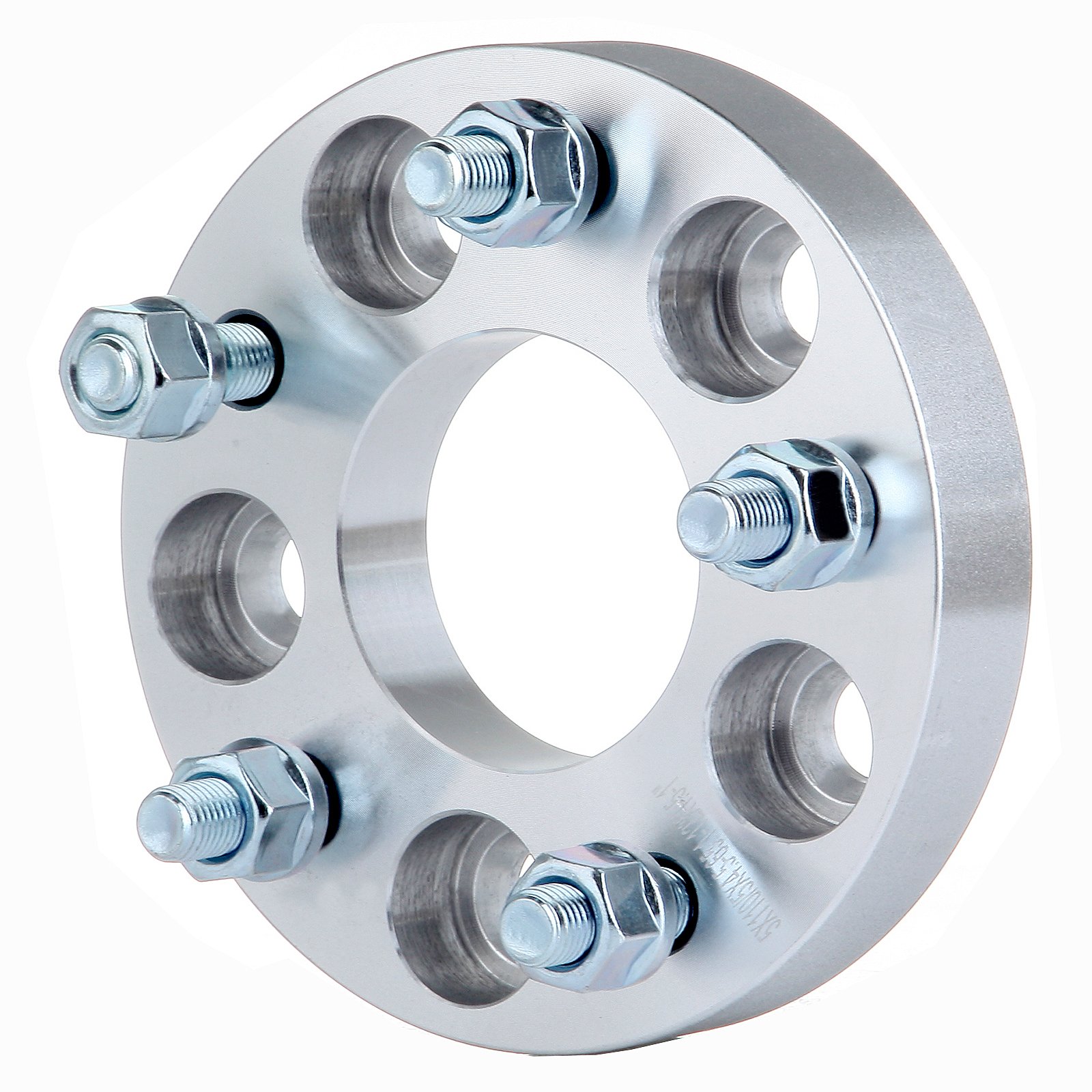 SCITOO 1 Inch Wheel Spacers (2Pcs) – 5x110 Bolt Pattern, 12x1.5 Thread, 65.1mm Hub – Silver Wheel Adapters for Cadillac Catera 1997-2001, Chevrolet Cobalt 2005-2010, Malibu 2004-2012, HHR 2006-2011 – Perfect for Enhanced Stance & Performance Upgrades