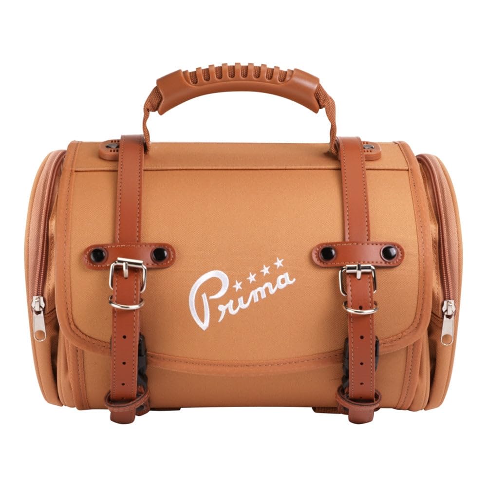 Prima Small Brown Roll Bag - Durable & Stylish Travel Duffel for Gym, Weekend Trips & Outdoor Adventures