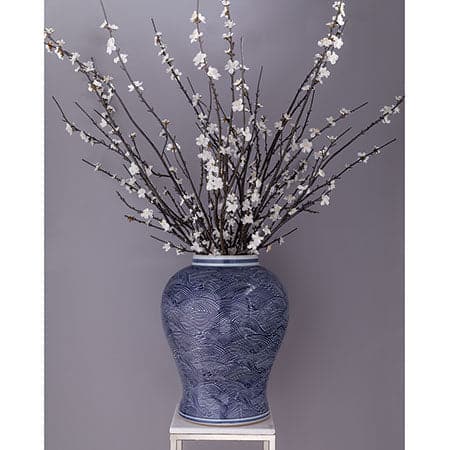 Aegean Large Jar - Handmade Ceramic Vase for Home Decor, Kitchen Storage & Floral Arrangements | Perfect for Living Room, Dining Table & Wedding Centerpieces