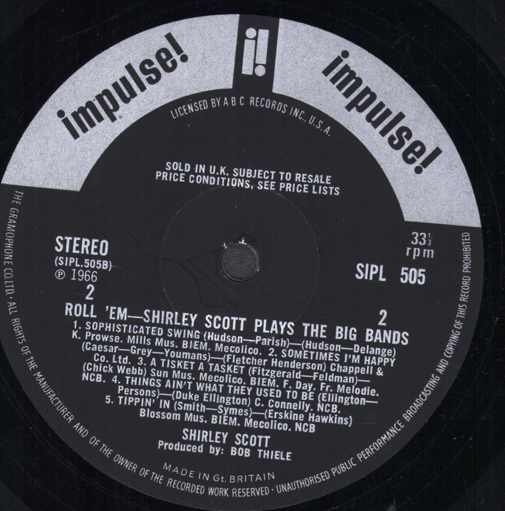 Shirley Scott Plays the Big Bands - Classic Jazz & Swing Music Album for Relaxation, Dinner Parties & Vintage Music Lovers