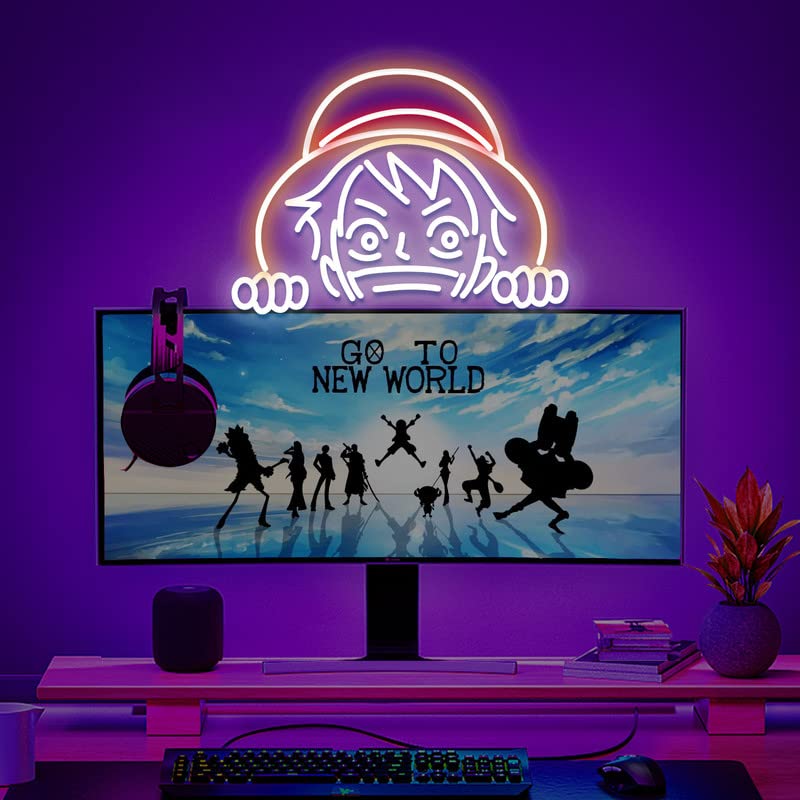 One Piece Monkey D. Luffy LED Neon Sign - 28