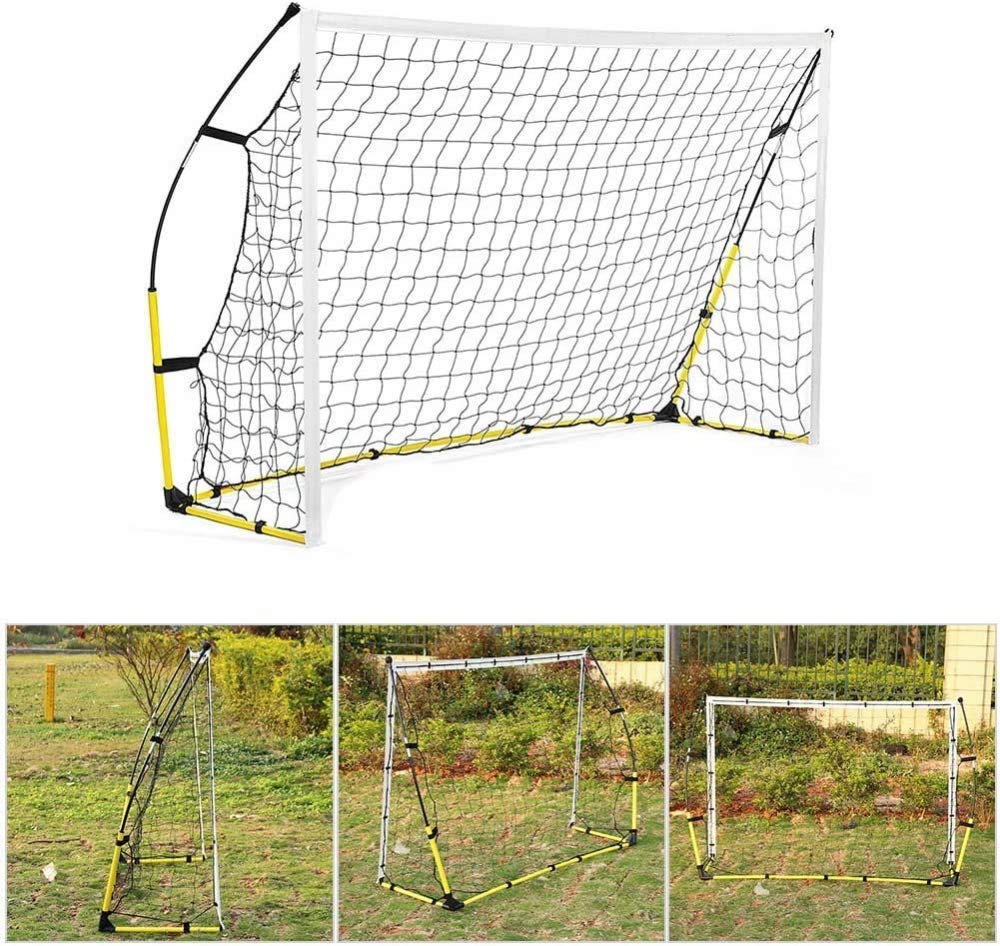 Portable Soccer Rebounder Net - Quick Assembly Soccer Training Equipment for Shooting Practice | Perfect for Backyard, Park & Beach Drills