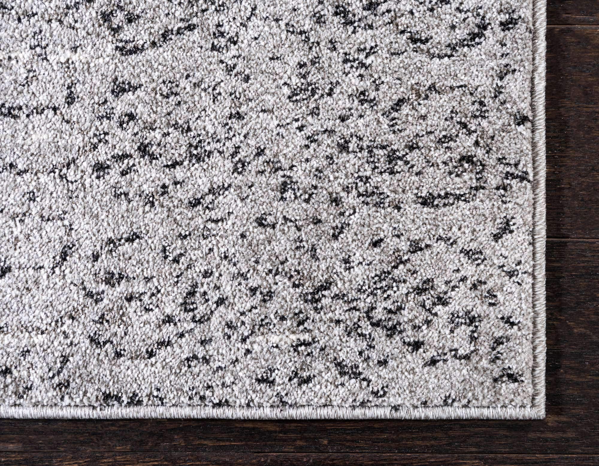 Unique Loom Del Mar Collection Jennifer Area Rug - 10' x 13' Rectangle in Gray & Black - Perfect for Living Room, Bedroom or Office Decor