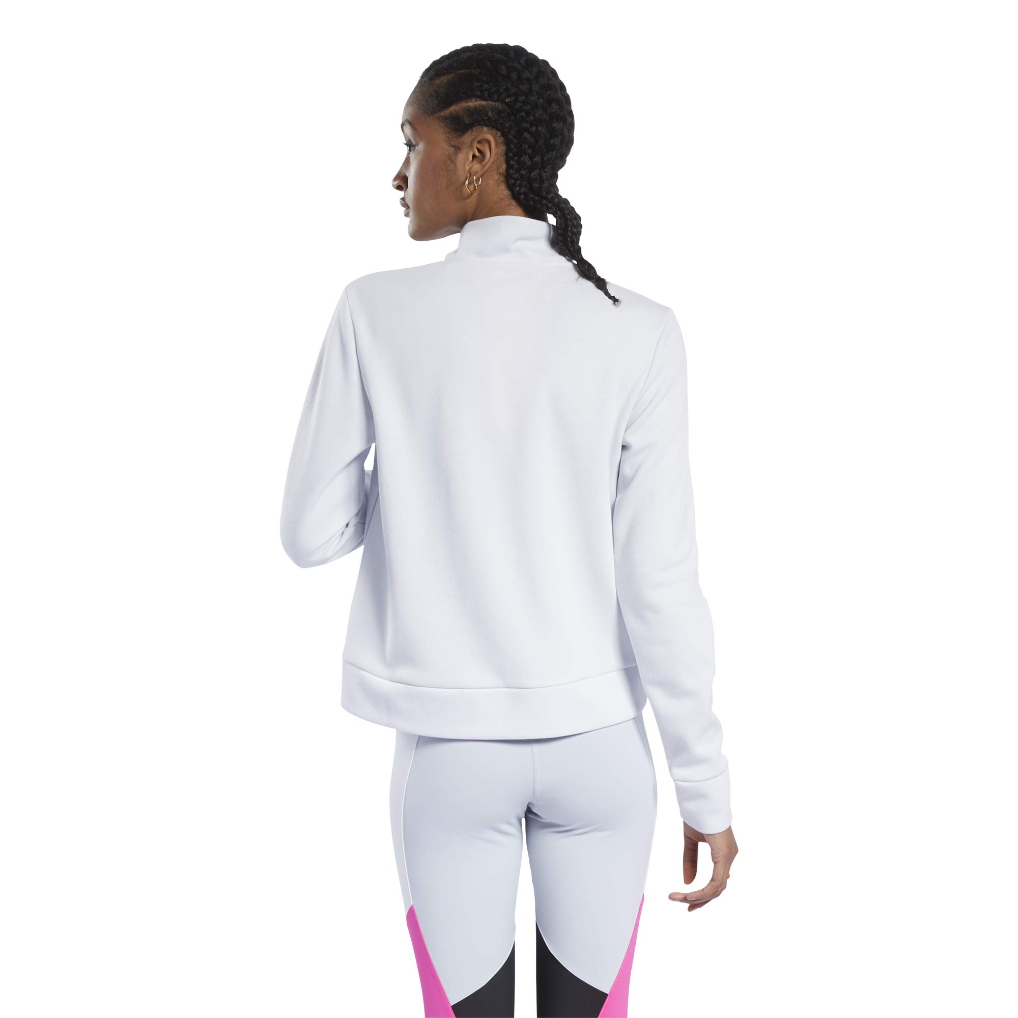 Reebok Women's Full Zip Training Jacket - Lightweight Workout Hoodie for Gym, Running & Outdoor Activities | Athletic Track Jacket for Women
