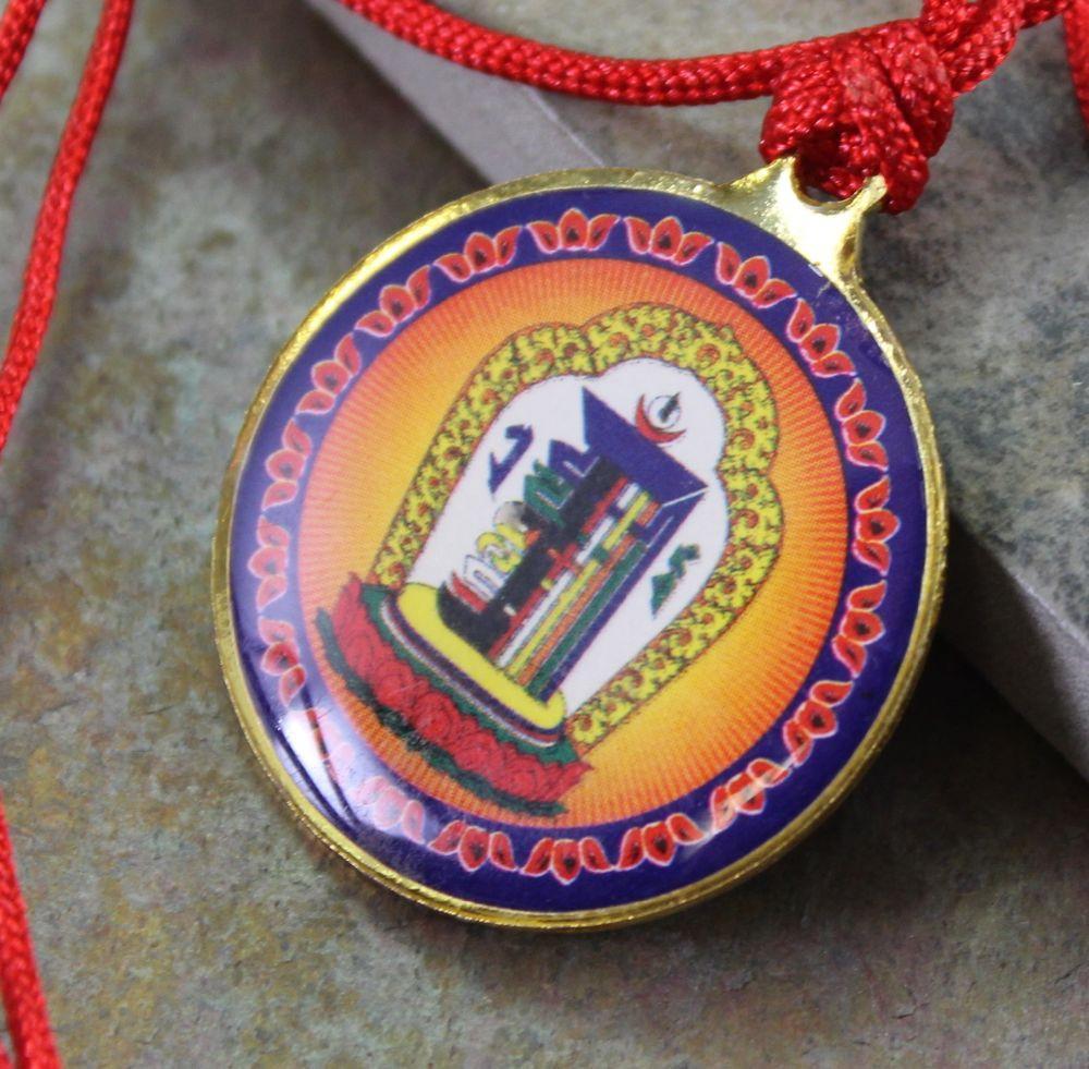 Green Tara Brass Enamel Pendant Necklace - Tibetan Buddhist Jewelry for Meditation & Spiritual Protection | Perfect for Yoga, Prayer & Mindful Living