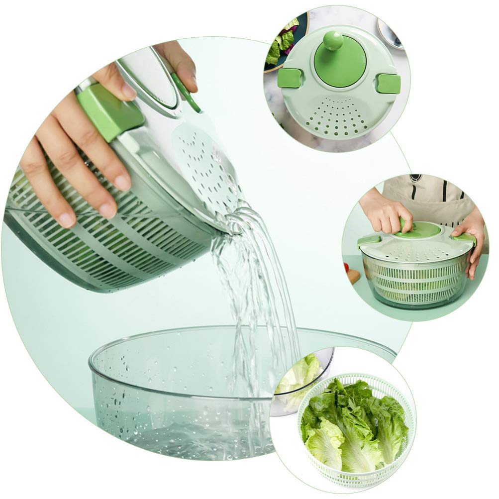 Cabilock 1-Piece Plastic Vegetable & Fruit Dehydrator Basket - Durable Kitchen Drainer for Drying Produce, Utensil Storage & Organization - Perfect for Berries, Herbs, Dishware Drying After Washing