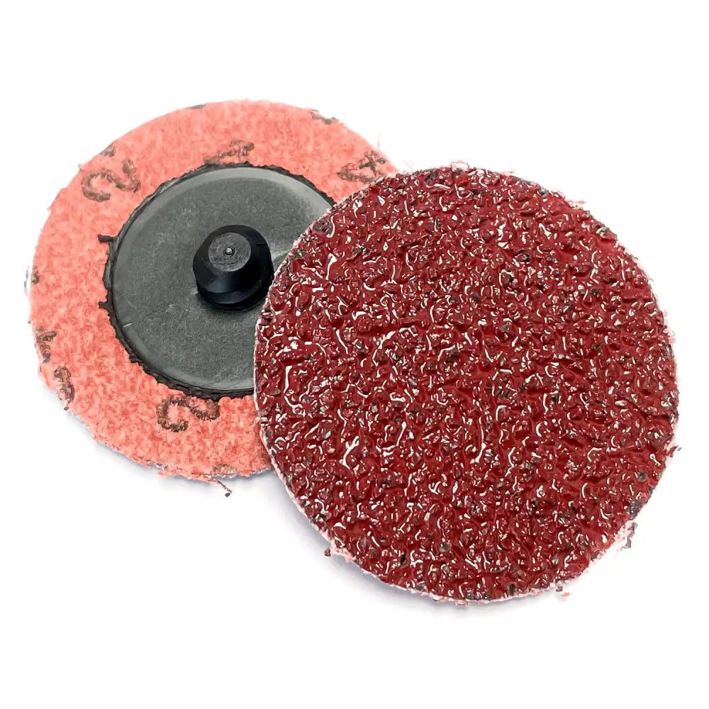 24 Grit Quick Change Sanding Discs - Type 3 - 2 Pack - for Metal, Wood & Paint Removal - Perfect for DIY Projects & Professional Use
