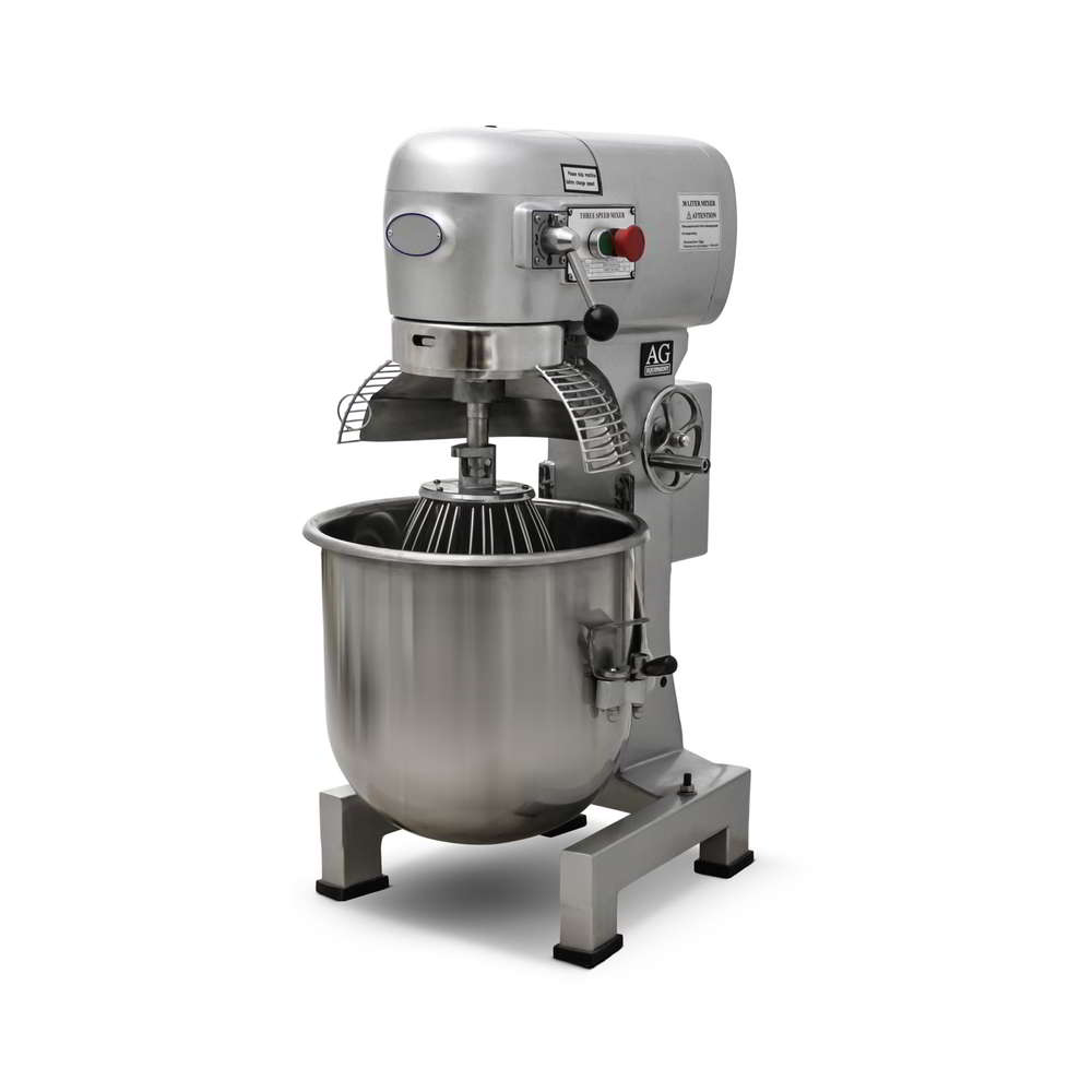 30L Planetary Food & Dough Mixer - Commercial Bakery Equipment for Bread, Pizza, Pastry Dough - Perfect for Restaurants, Bakeries & Home Baking