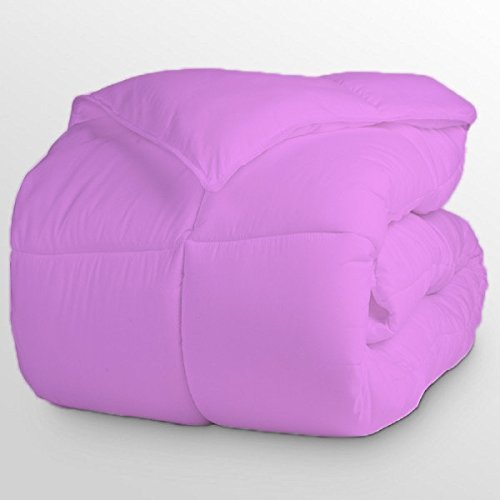 Premium 8-Piece Super Soft Quilted Goose Down Comforter Set - 300 GSM, 500 Thread Count with Duvet Cover & 100% Egyptian Cotton Sheets (Full Size, Lavender) - Luxury Bedding for Cozy Winter Nights & Hotel-Style Comfort