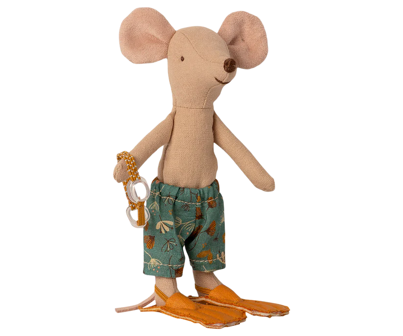 Beach Mice Big Brother In Cabin De Plage - Cute Plush Stuffed Animal Toy for Kids & Collectors - Perfect for Beach Vacations, Nursery Decor & Gift Giving