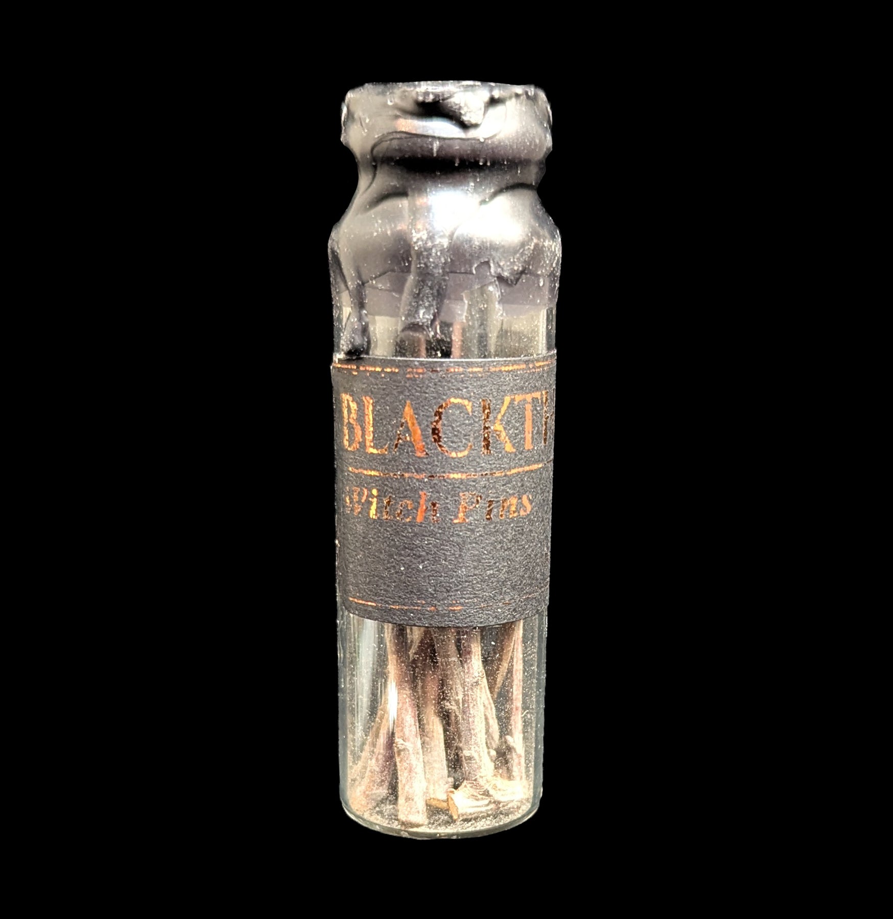 Blackthorn Witch Pin Bottle - Gothic Enamel Pin for Backpacks, Jackets & Accessories - Perfect for Halloween, Witchcraft & Gothic Fashion Lovers