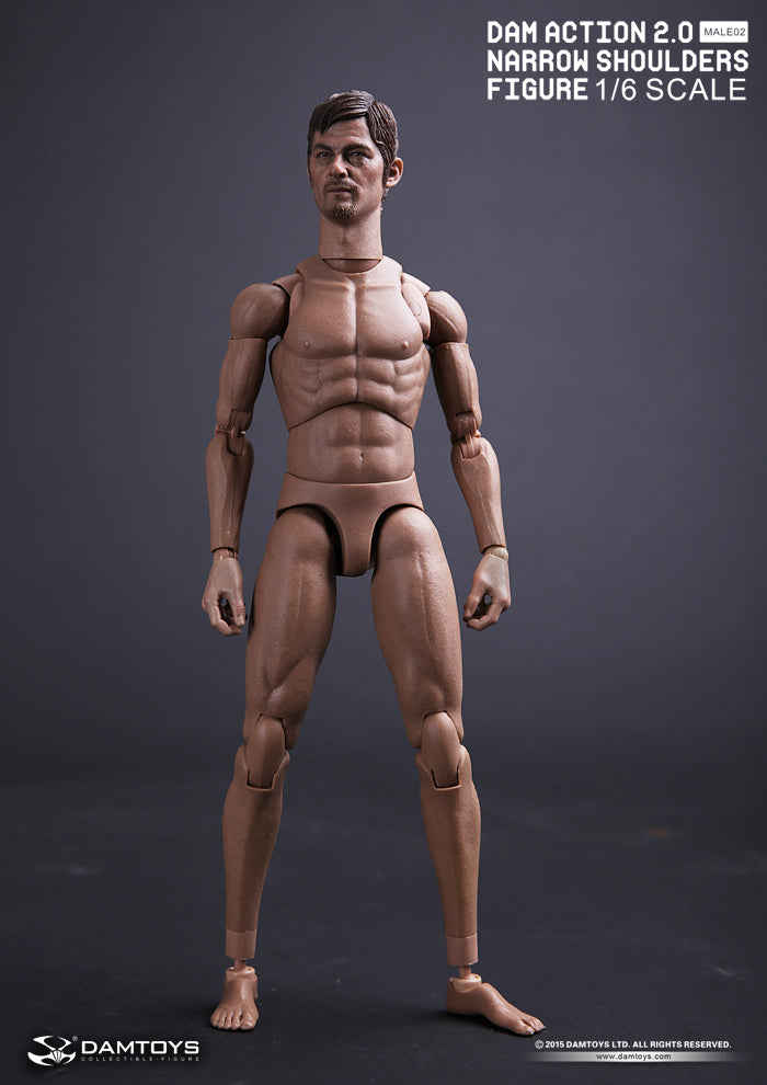 1/6 Scale Norman Reedus as Daryl Dixon Figure - The Walking Dead Collectible Action Figure with Narrow Shoulders for Display & Fan Collections - Perfect for Home Decor, Office Display, and TV Show Memorabilia