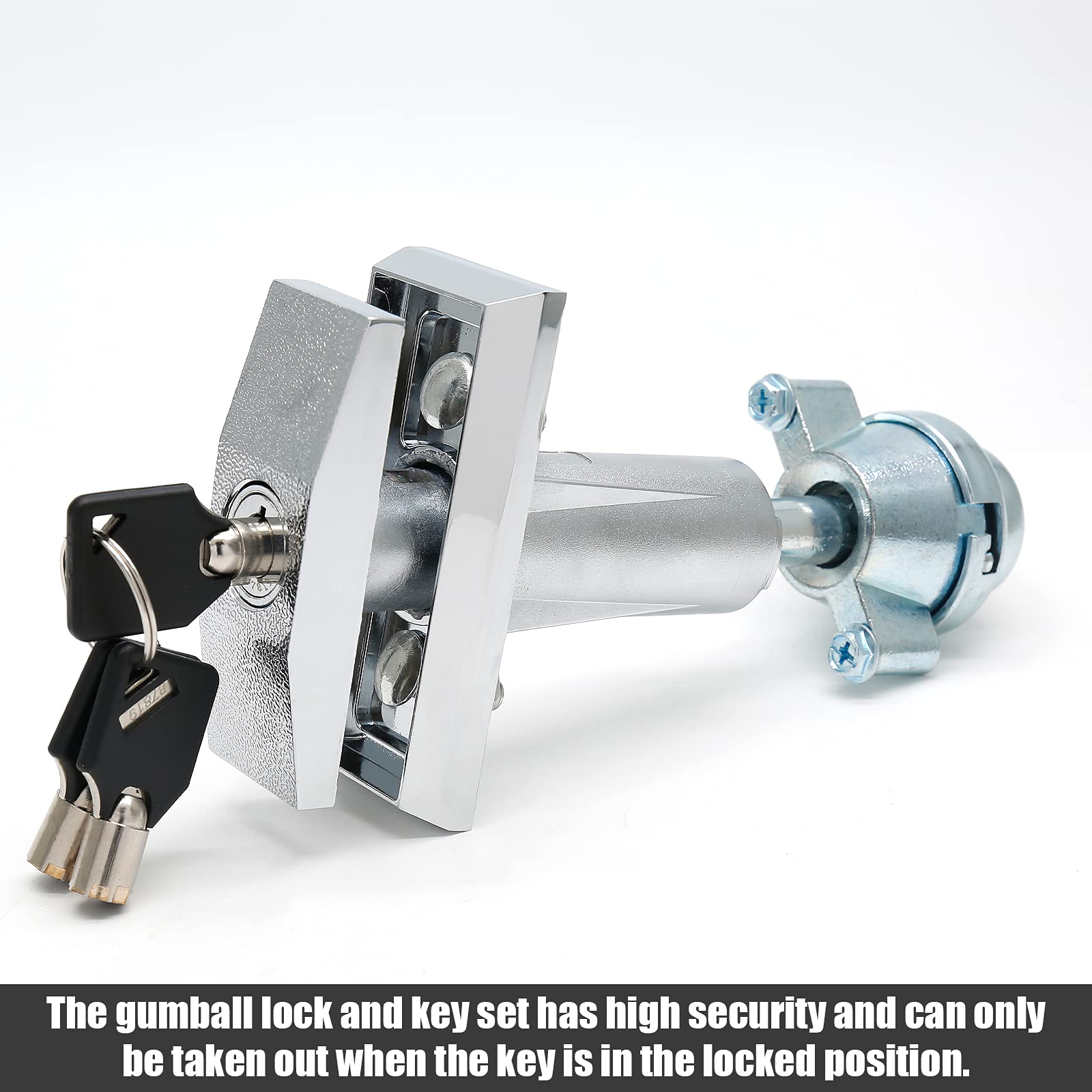 Universal Vending Machine Lock and Key Set - T-Handle Replacement for Soda, Snack, Candy & Gumball Machines (Keyed Differently) | Secure Your Coke Machine, Convenience Store or Arcade