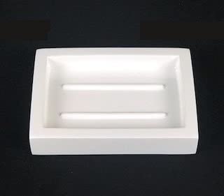 24-Pack Glossy White Soap Dish - 3.5