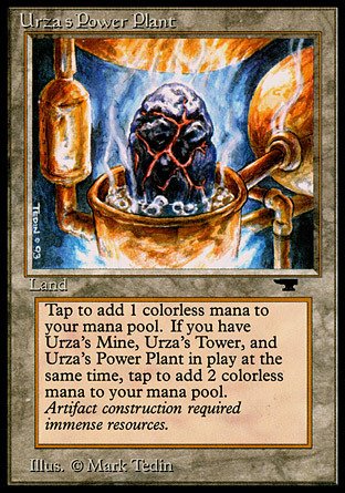 Magic The Gathering Urza's Power Plant (Rock in Pot) - Antiquities MTG Card - Collectible Trading Card Game for Deck Building & Strategy Games