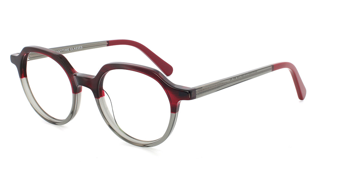 Stylish Colorful Geometric Acetate Eyeglasses WD1326P - Trendy Unisex Frames for Women & Men, Perfect for Reading, Fashion Accessories, and Daily Wear