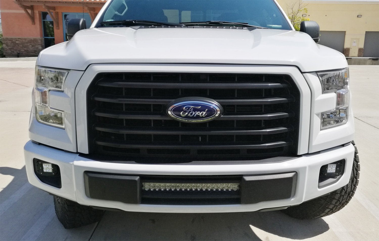 CREE LED Pods with Fog Light Brackets for 2015-2020 Ford F150, 2017-2020 F250 & F350 - Off-Road Lighting Kit for Trucks & SUVs
