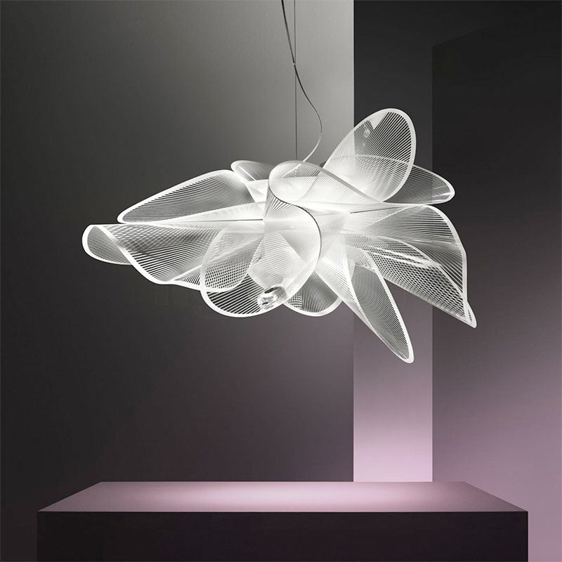 Exquisite Tulip Floral Chandelier - Elegant Crystal Ceiling Light Fixture for Dining Room, Bedroom & Living Room Decor