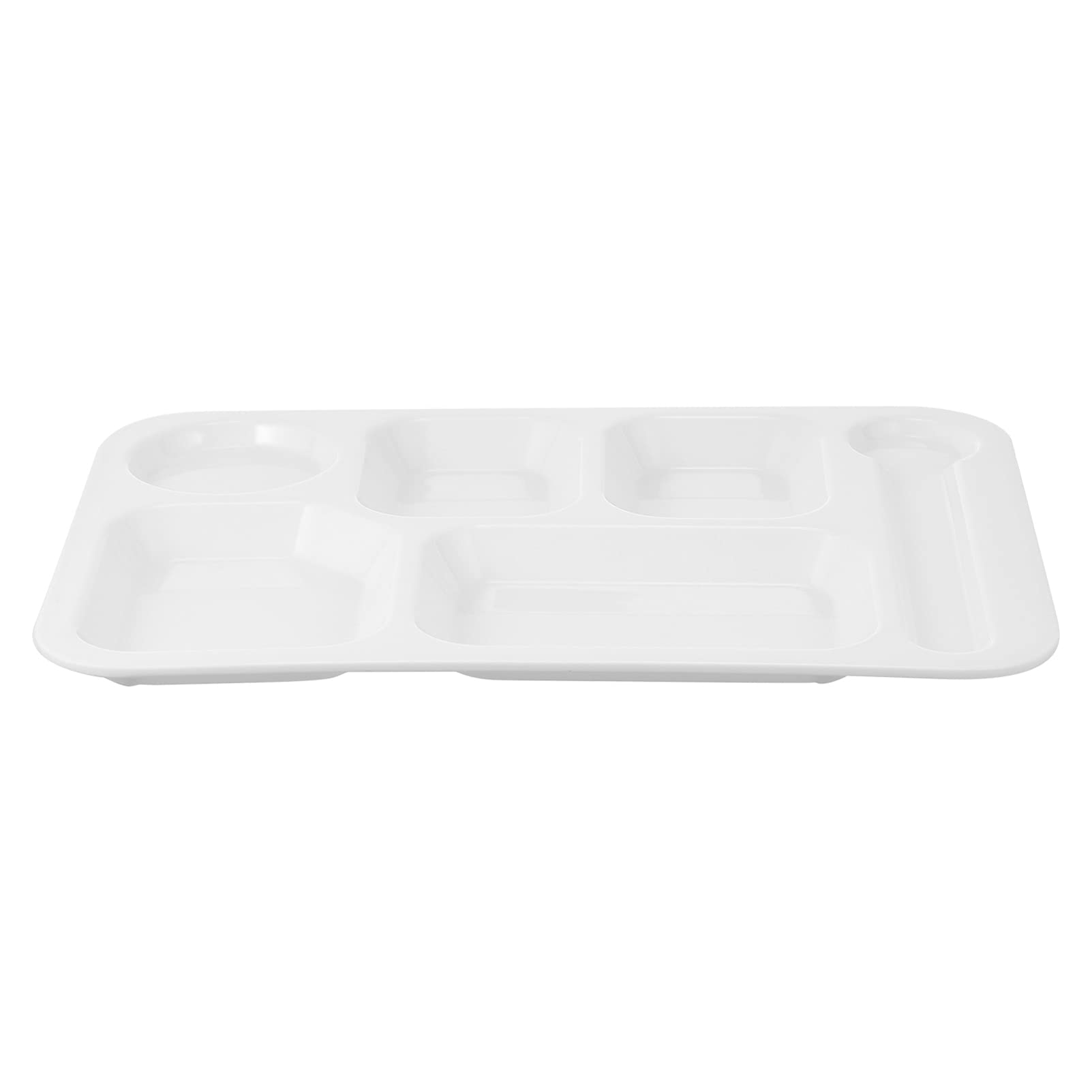 DOITOOL 12-Inch Ceramic Serving Tray with 3 Compartments - Microwave & Dishwasher Safe Pasta Plate for Adults, Perfect for Home, School, Office Meals & Party Food Serving