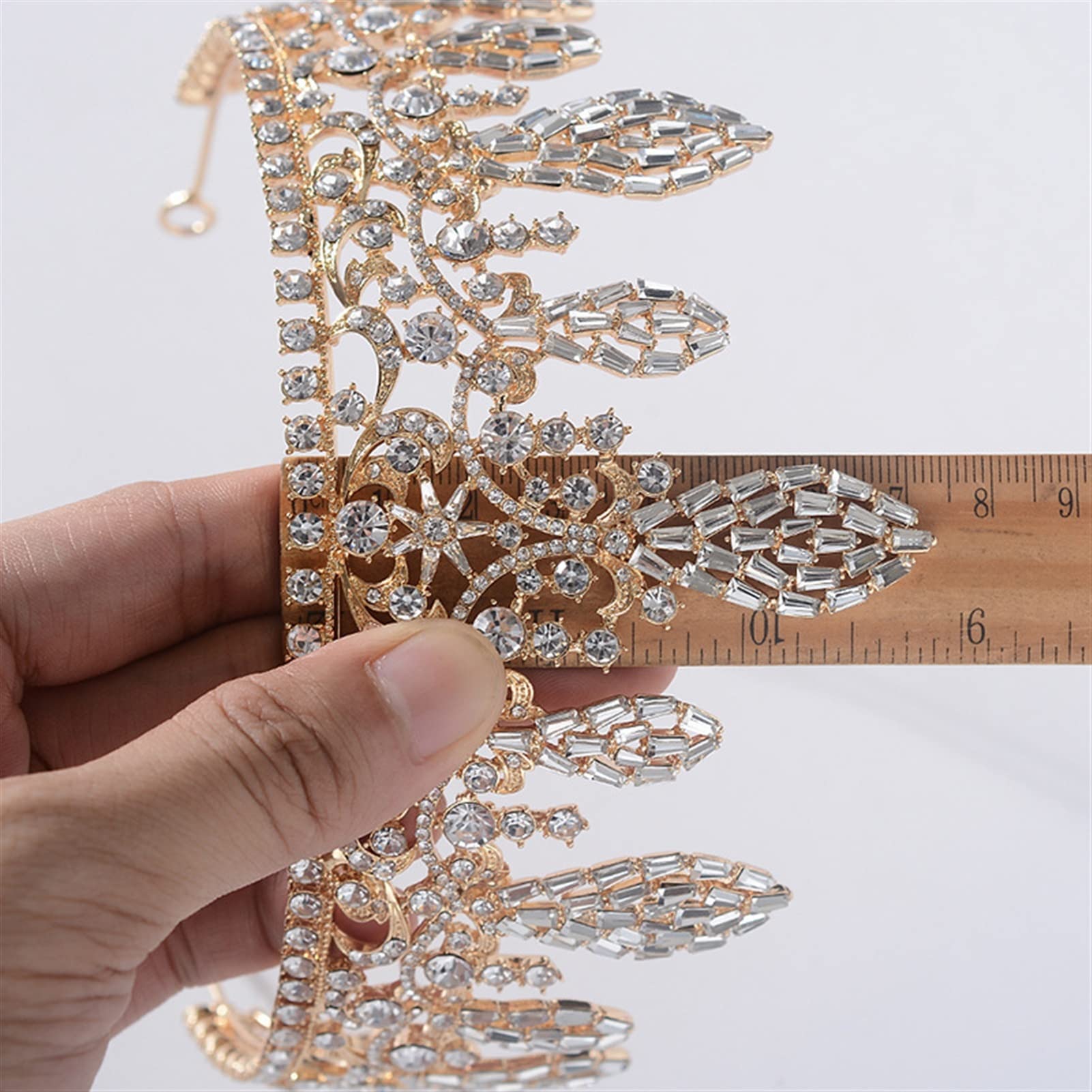XXXXW Wedding Crown Headpiece – Elegant Bride Princess Tiara for Simple & Stylish Wedding Hair Accessories | Perfect for Bridal, Prom, and Special Occasions