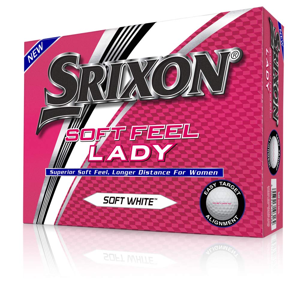 Srixon Soft Feel Lady Golf Balls for Women - High Performance Prior Generation Golf Balls with Soft Core & Great Distance | Perfect for Beginners, Casual Play & Ladies Golf Tournaments