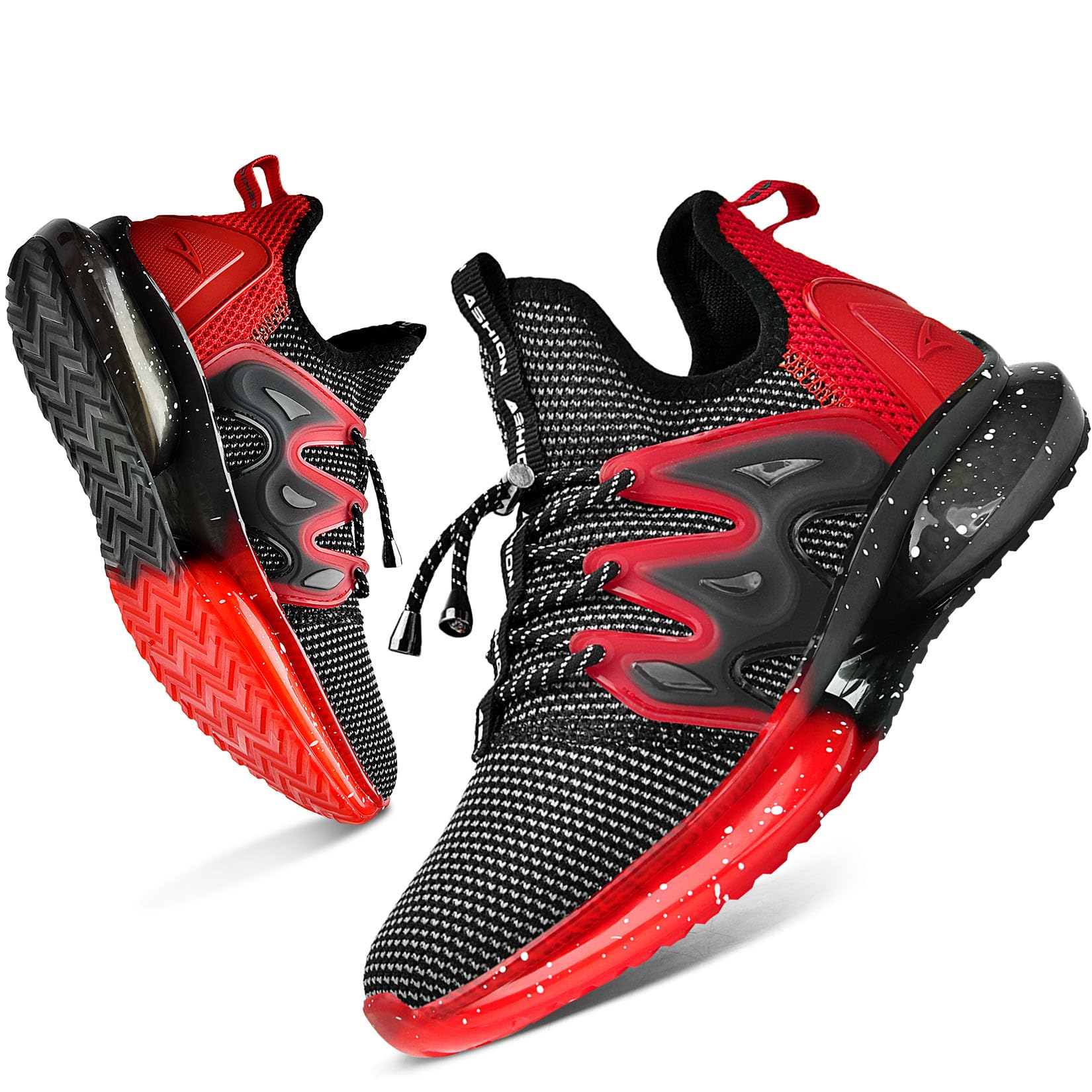 WETIKE Men's/Women's Breathable Mesh Slip-On Running Shoes - Lightweight Walking Sneakers for Jogging, Gym Workouts & Casual Wear
