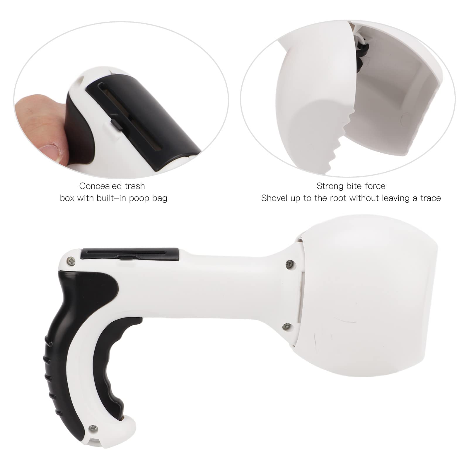 Portable Dog Poop Scooper - Easy Cleaning Pet Waste Tool for Walks & Parks