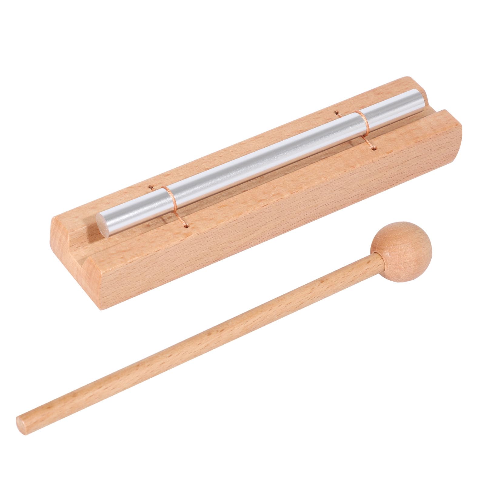 LIEKE Hand Chime Bell - Classroom Management Tool for Teachers | Solo Chime Instrument for Zen Yoga, Meditation & Sound Healing | Perfect for Mindfulness Practice, Stress Relief & Focus Enhancement