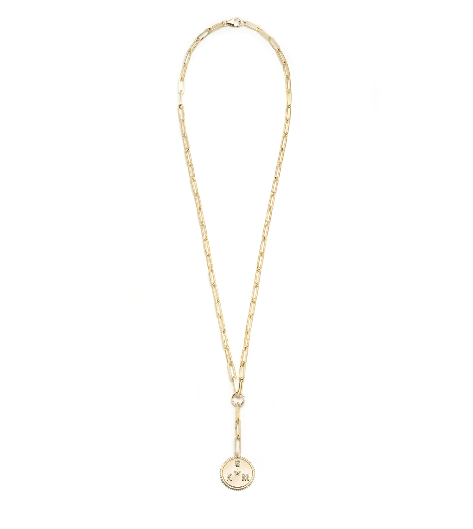 Personalized Medium Star Clip Extension Chain Necklace - Elegant Layering Jewelry for Everyday Wear & Special Occasions