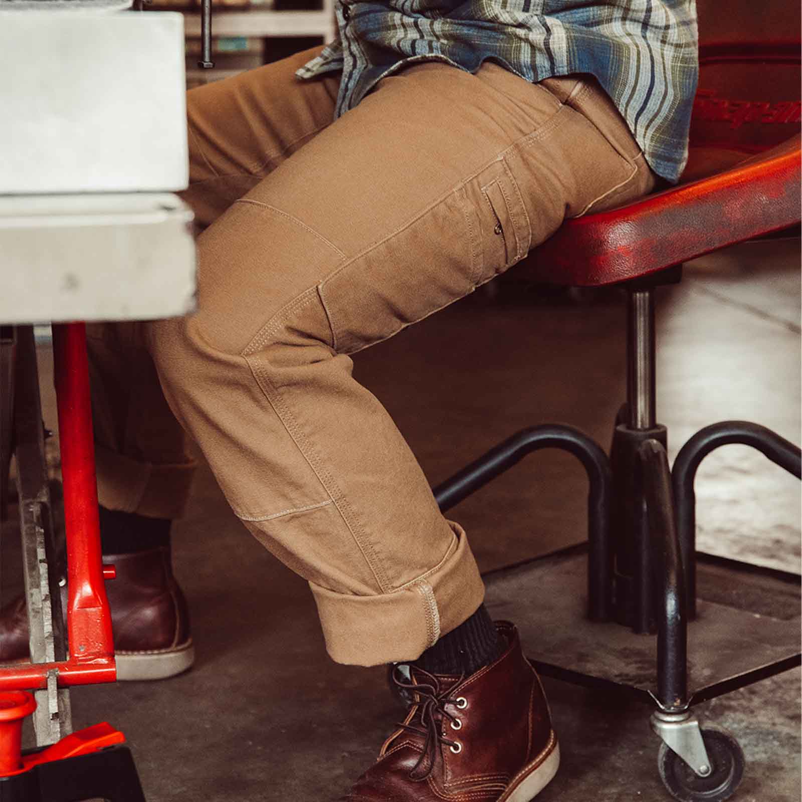 Alpine Work Pants for Men - Durable & Comfortable Heavy Duty Workwear for Construction, Landscaping & Outdoor Jobs
