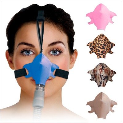 SleepWeaver Nasal CPAP Mask in Blue - Comfortable & Quiet Sleep Therapy for Sleep Apnea - Perfect for Nighttime Use & Travel