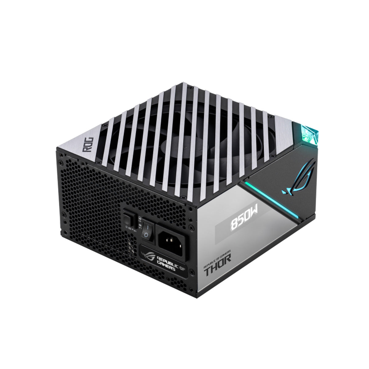 ASUS ROG THOR 850W 80 Plus Platinum Certified Fully Modular Power Supply - Premium Gaming PC & High-End Workstation PSU for Ultimate Performance