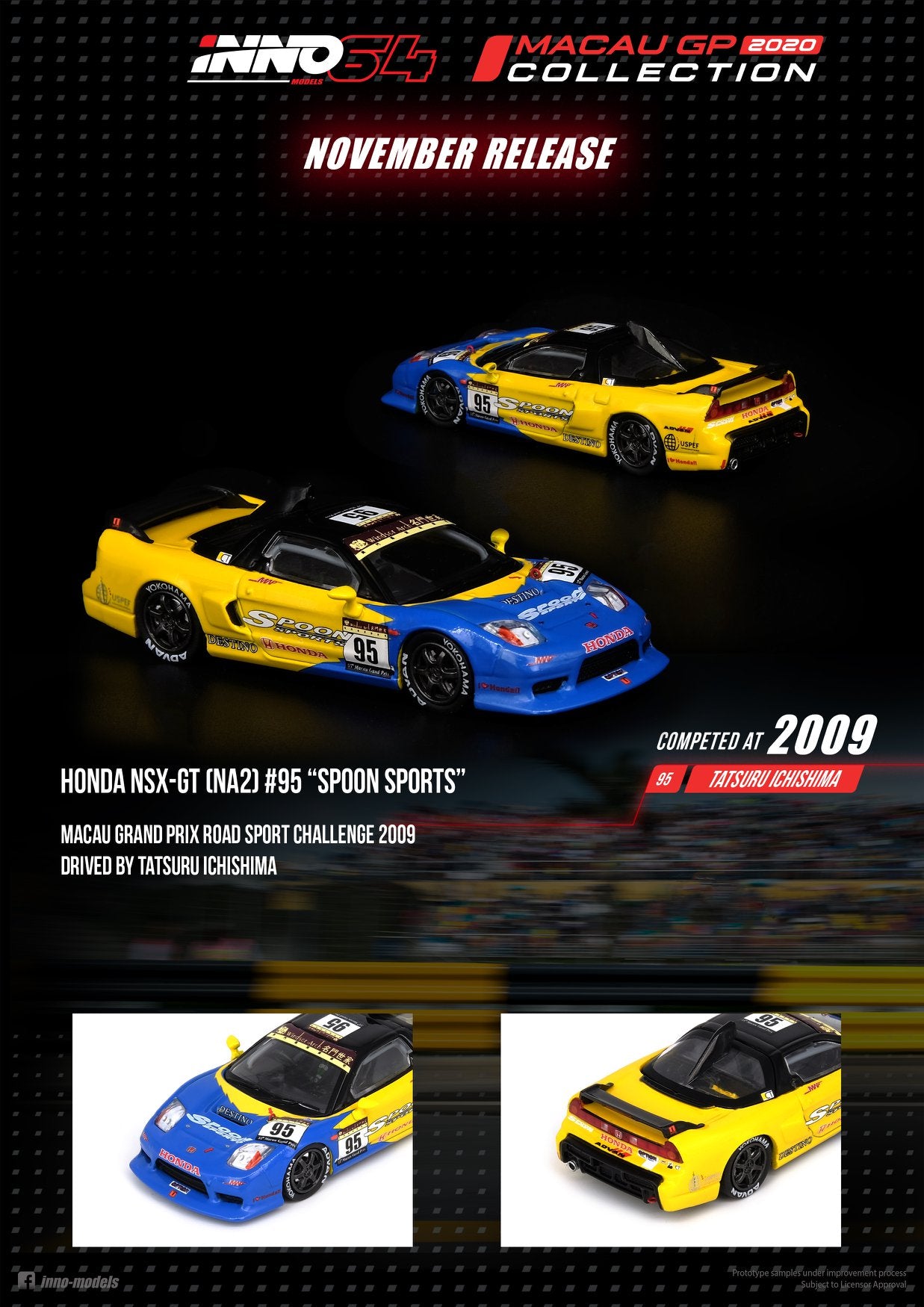 Honda NSX NA2 GT Spoon Sports MGP 2009 - High Performance Sports Car for Racing Enthusiasts | Perfect for Track Days, Car Shows & Collector's Garage