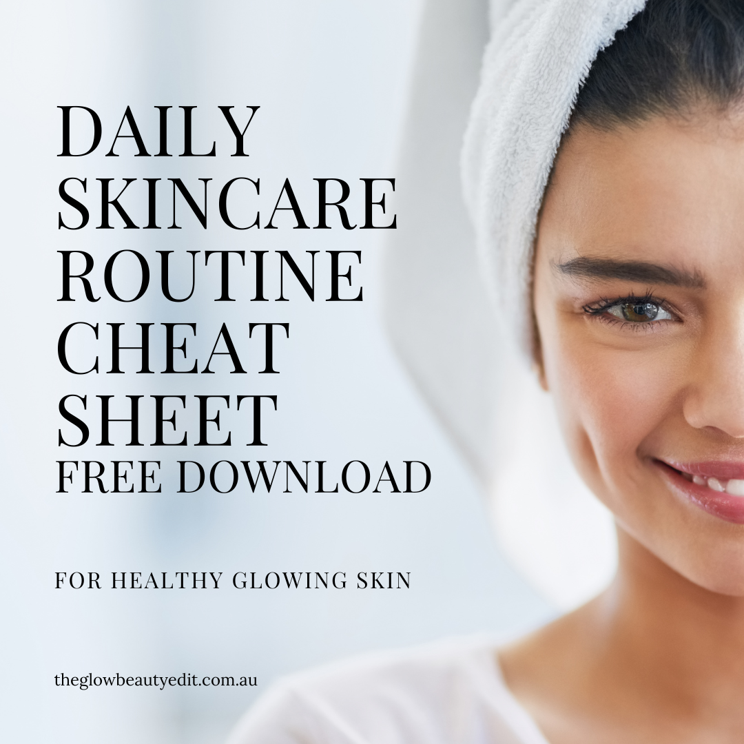 Daily Skincare Routine Cheat Sheet - Free Printable PDF Download for Healthy Skin Care Regimen | Perfect for Morning & Night Beauty Routines