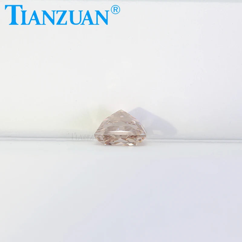 1.511CT Lab Grown CVD Radiant Cut Diamond - Light Brownish Pink VS1 Clarity, 2EX Cut, GEMID Certified Loose Gemstone | Engagement Rings, Wedding Bands & Fine Jewelry Making
