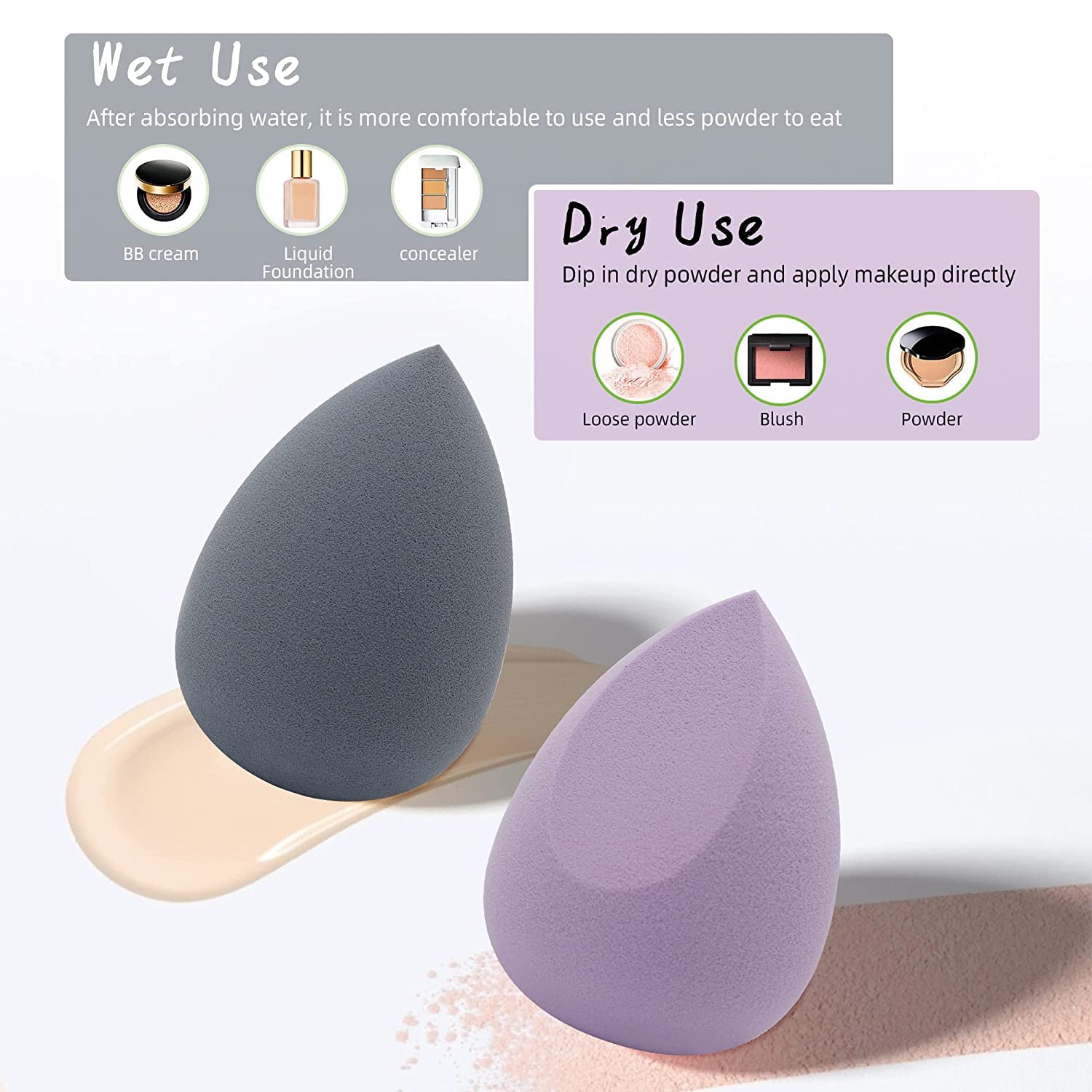 Jibaro Large Foundation Brush - Premium Mineral Powder & Flat Top Kabuki Brush for Flawless Makeup Application | Perfect for Liquid, Cream & Powder Cosmetics | Ideal for Professional Makeup & Everyday Beauty Routine