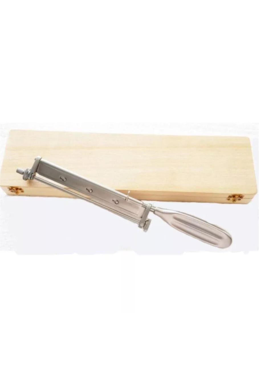 Humby Skin Grafting Knife - Sterilized Surgical Blade in Wooden Case | Precision Orthopedic Instrument for Dermatology & Plastic Surgery Procedures