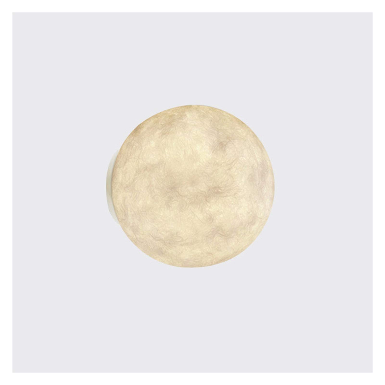 Modern LED Wall Sconce Lighting Fixture - Creative Moon Shape Resin Wall Lamp for Bedroom, Living Room, Hallway Decor - Energy Efficient Dimmable Ambient Light for Study, Bedside, and Home Interior Design