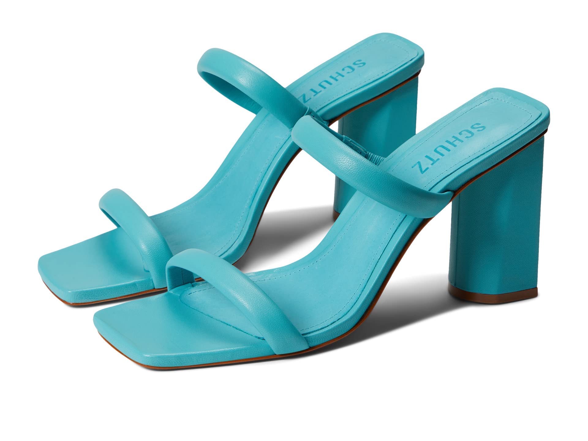 SCHUTZ Women's Ully Sandals - Comfortable Leather Strappy Heels for Summer, Beach, and Casual Outfits | Perfect for Weddings, Parties & Date Nights