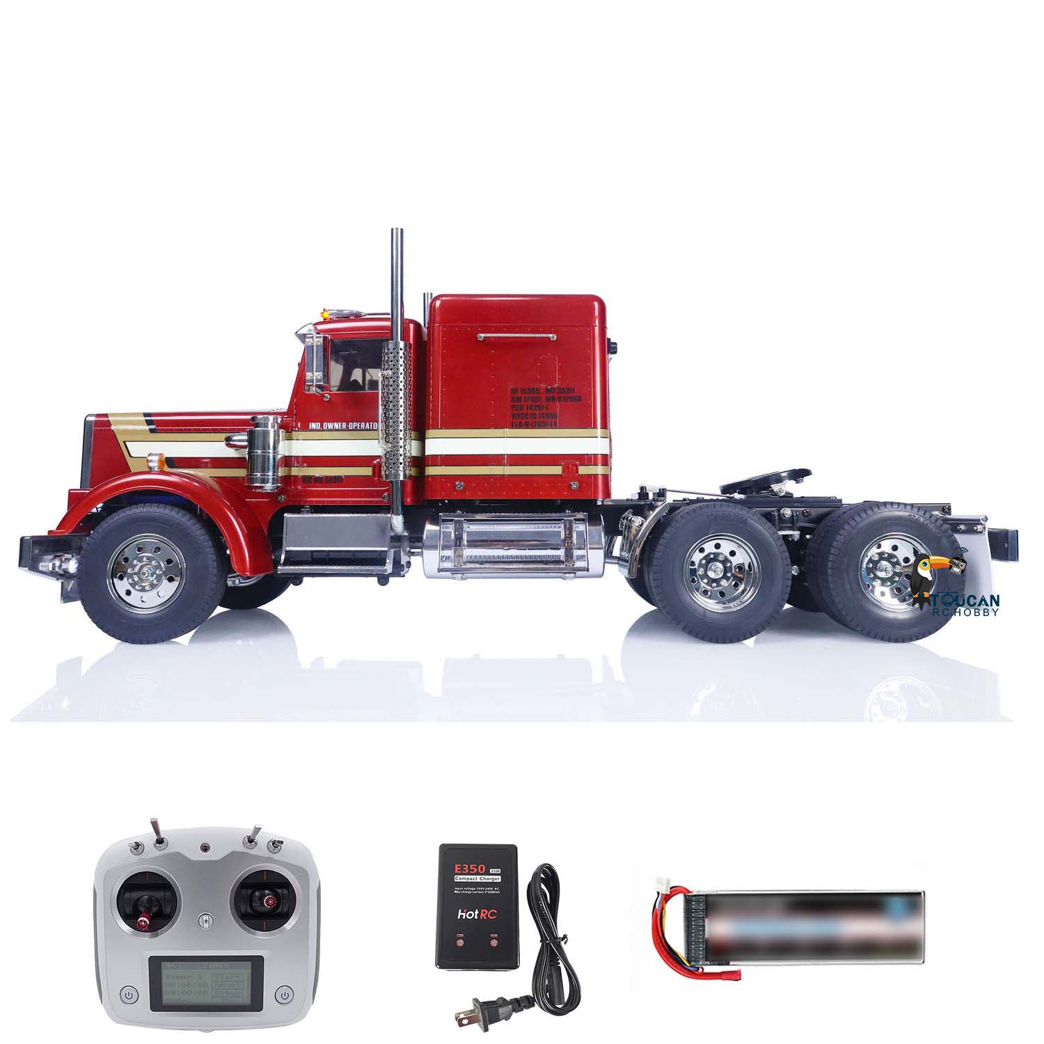 TAMIYA 1/14 Scale 6x4 RC Tractor Truck Model 56301 - Ready-to-Run RTR with Sound & Light System, ESC - Remote Control Construction Vehicle Toy for Adults & Kids - Perfect for Off-Road Racing, Construction Play & Collecting