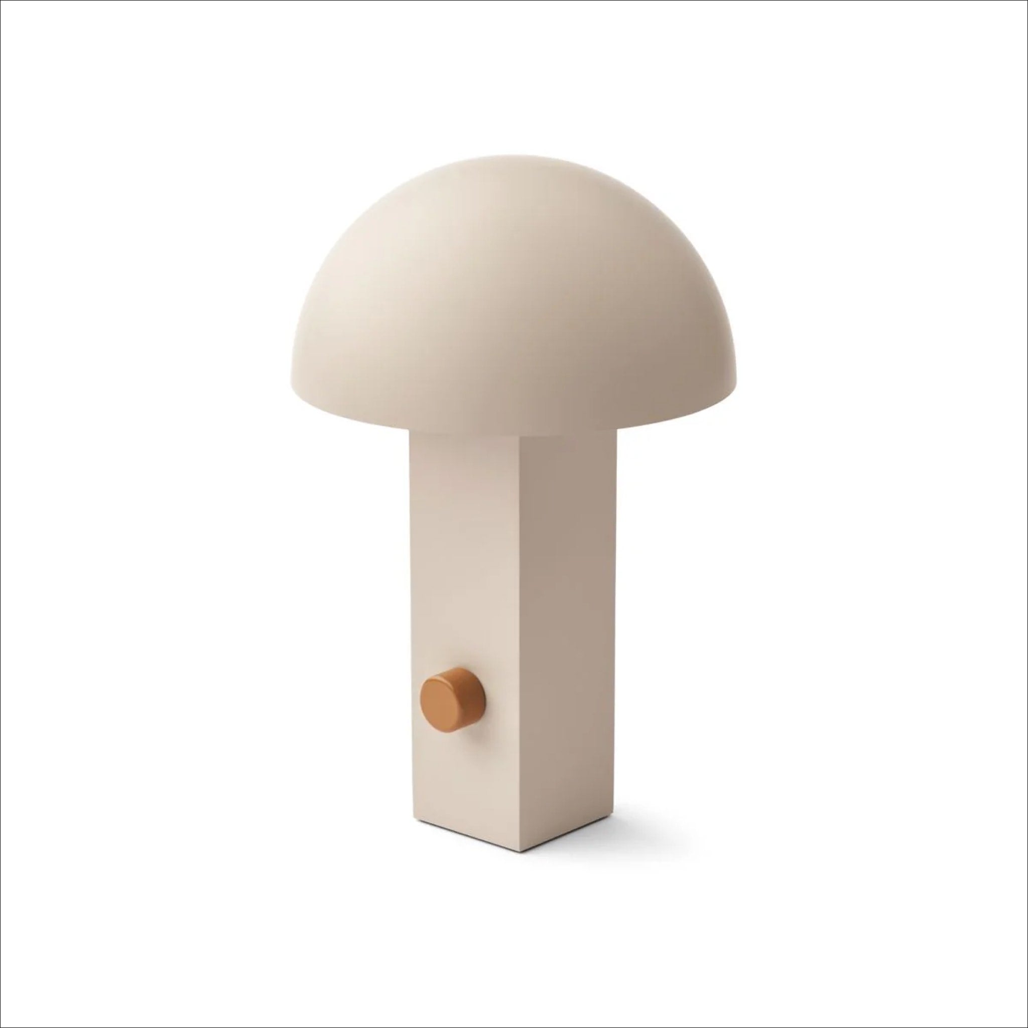 LIEWOOD Hyppolite Portable Kids Night Light - Rechargeable LED Bedside Lamp for Children's Room, Nursery, Travel & Camping (Sandy Color)