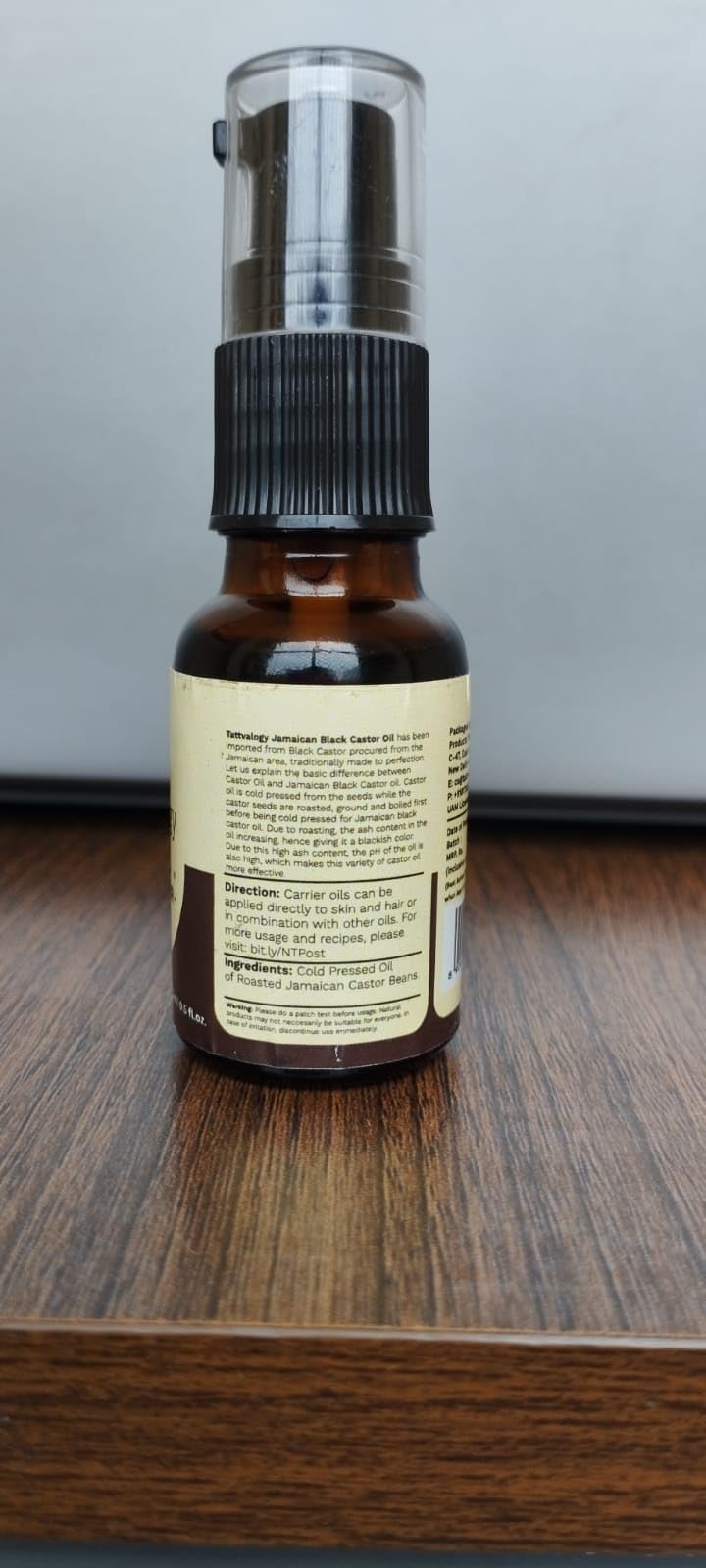 Tattvalogy Pure Black Castor Oil - Cold Pressed Kalonji Oil (Nigella Sativa) | 100% Pure Virgin Grade Hair Growth & Skin Care Treatment | Chemical-Free Natural Remedy in Glass Bottle (15ml) | Perfect for Hair Strengthening, Scalp Nourishment & Moisturizing Dry Skin