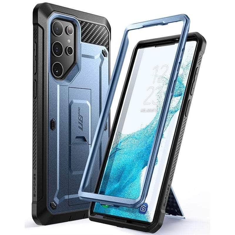 SUPCASE UB Pro Full Body Holster Case for Samsung Galaxy S22 Ultra - Rugged Protective Cover with Belt Clip for Outdoor & Work Use