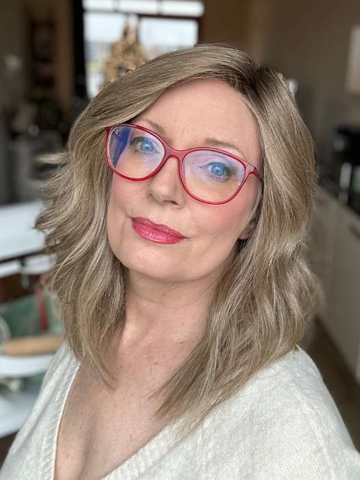 Premium Synthetic Lace Front Wig with Mono Top for Women - Natural Looking Straight Hair for Daily Wear, Cosplay & Special Occasions