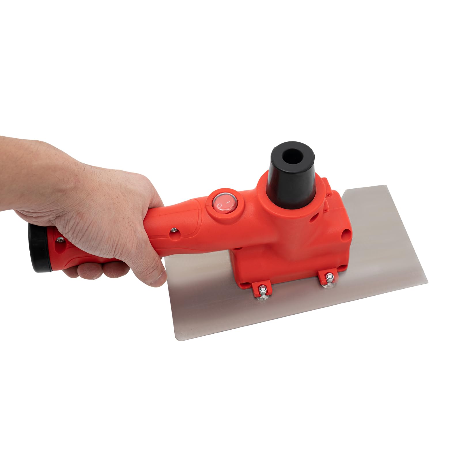 20W Electric Concrete Screed Vibrating Tool with 2 Scraper Plates & 2 Batteries - DYNAMI Power Screed for Smooth Concrete Finishing | Perfect for Driveways, Patios & Floor Leveling Projects
