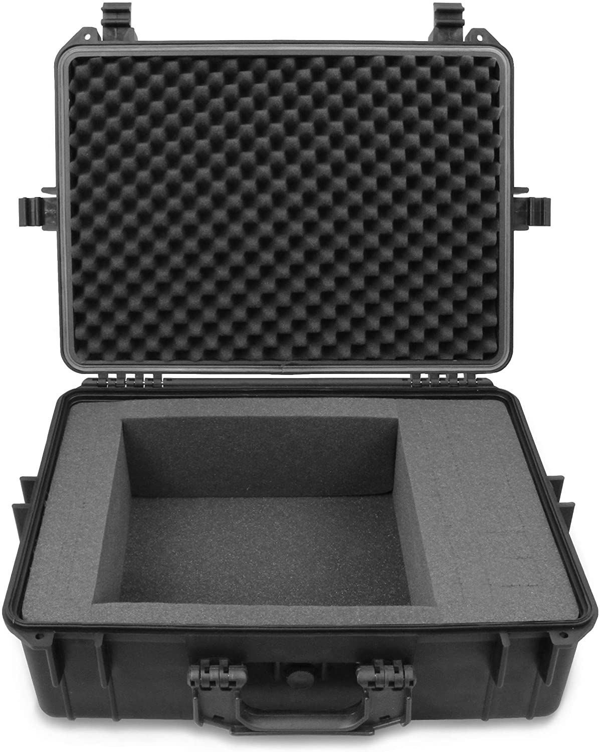 Waterproof Projector Case for Epson Home Cinema 2100 2150 & PowerLite Projectors - Shockproof Hard Shell with Protective Foam Interior - Perfect for Travel, Storage & Outdoor Movie Nights