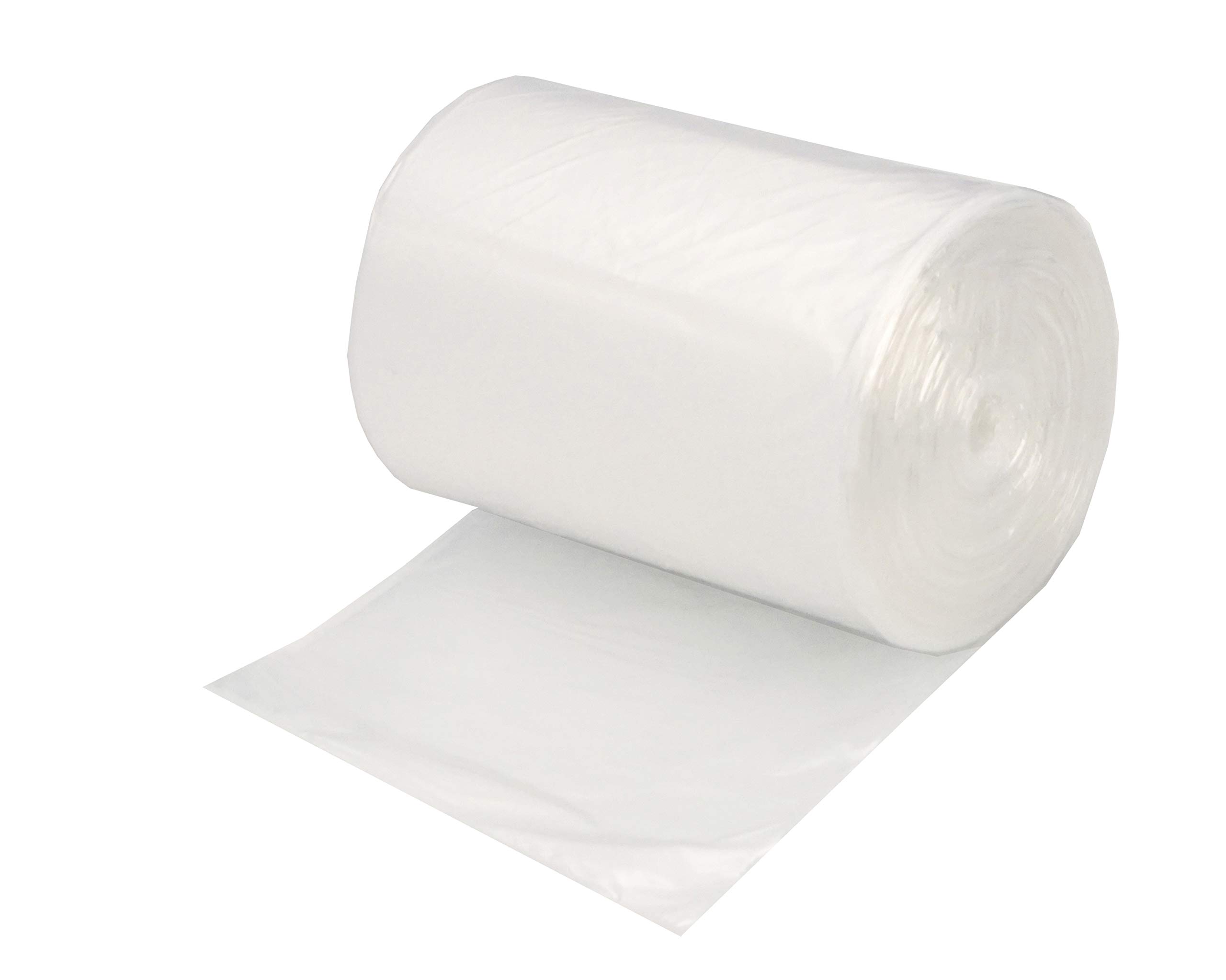 8-12 Gallon Clear Trash Bags - Heavy Duty Garbage Can Liners (100 Count) - Perfect for Kitchen, Bathroom & Office Waste Disposal