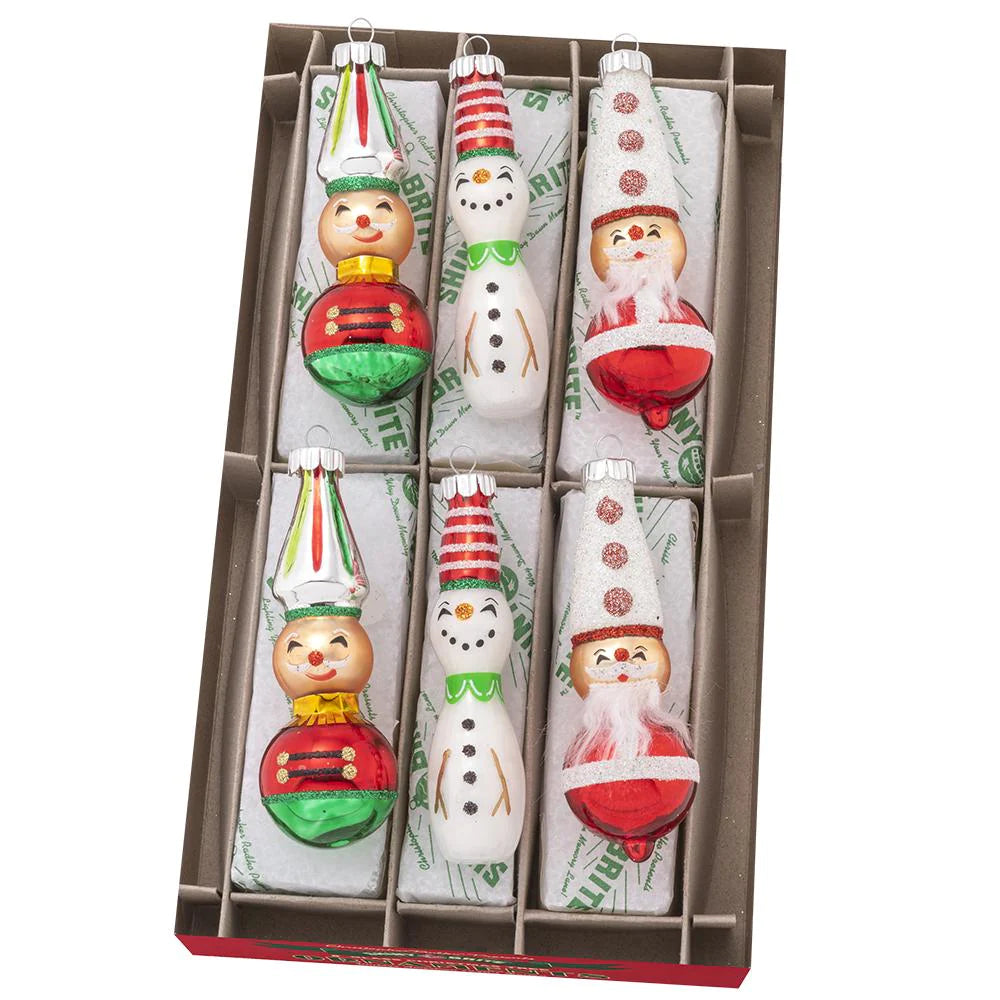 Shiny Brite Holiday Splendor 6-Pack 2.5